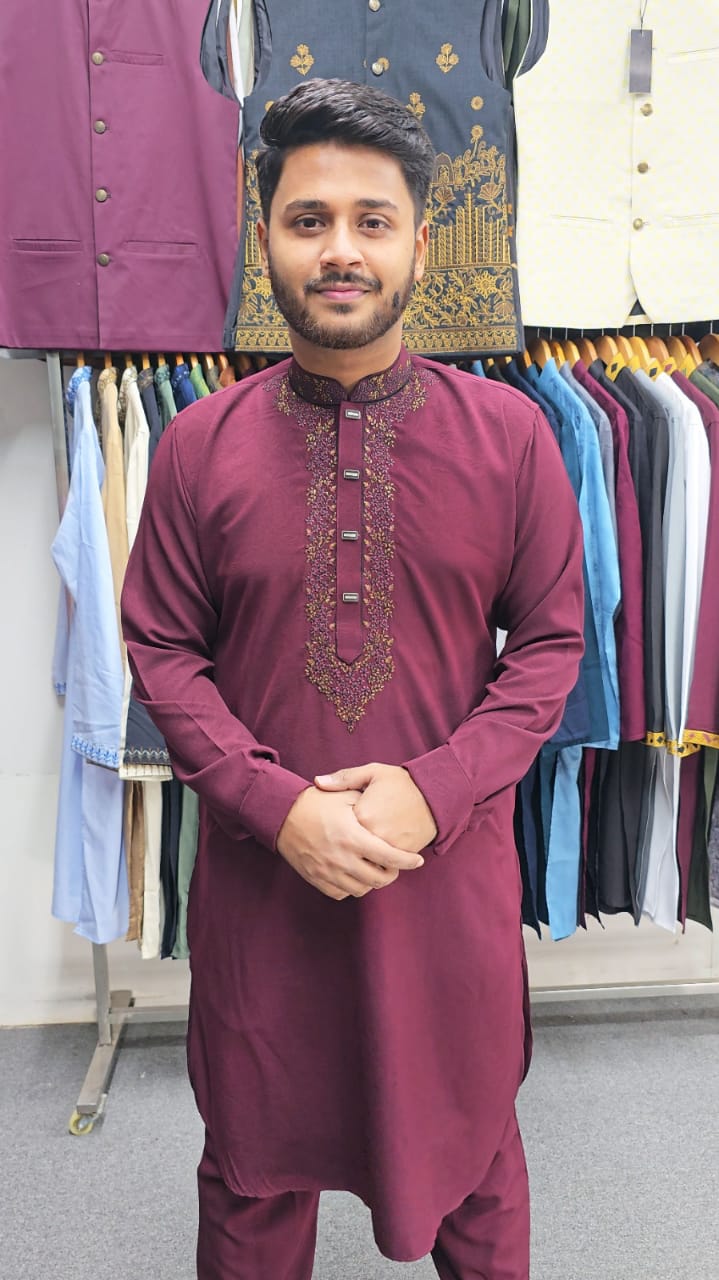 Embroidery Kabli Set-5