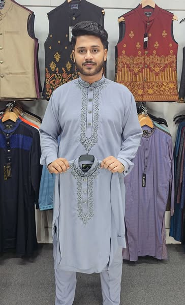 Matching Embroidery Kabli Set-5