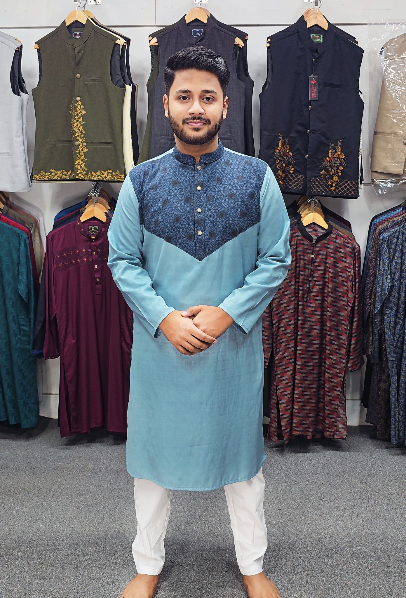 Premium Contrast Panjabi-3