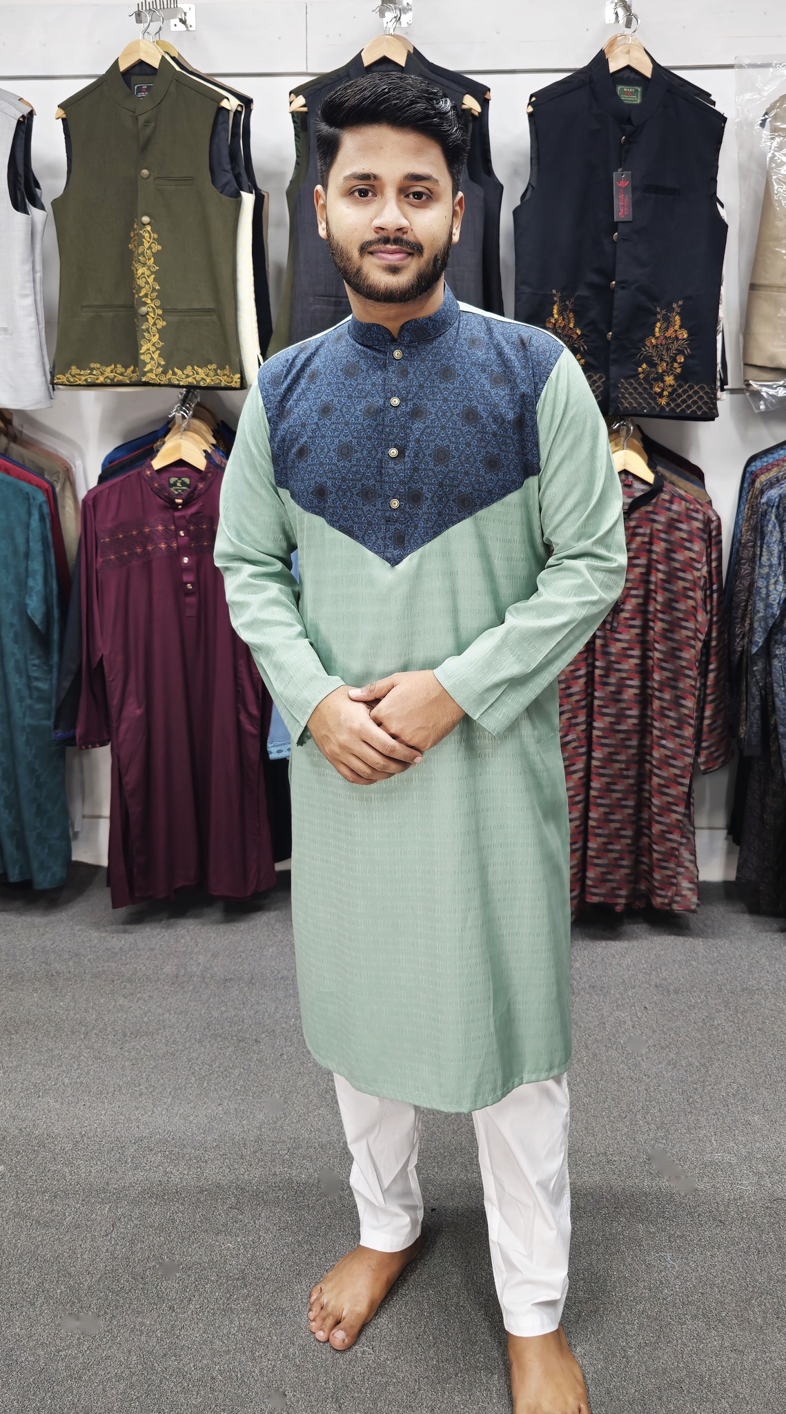 Premium Contrast Panjabi-5
