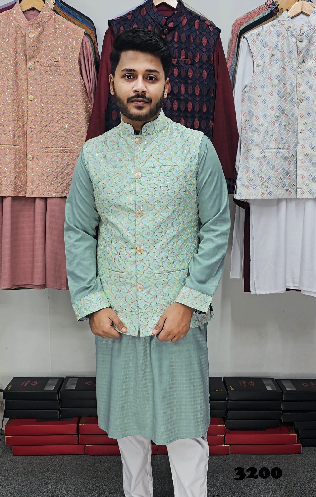 Matching Koti Panjabi Set-1